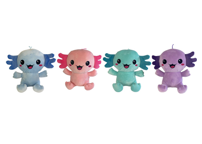 (Mis 5) AXOLOTL Peluche  30cm 4ass GIFT…x4…x24